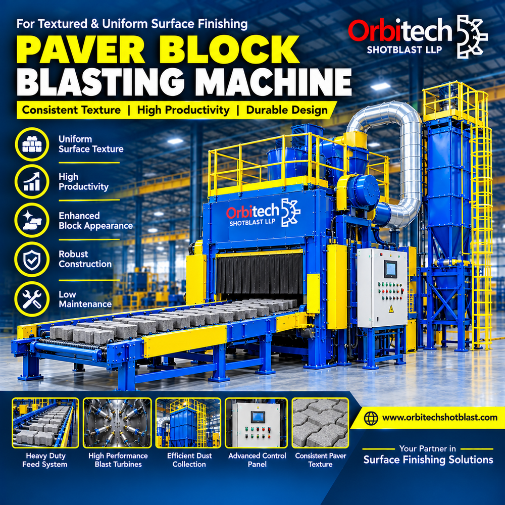 Paver Block Blasting Machine - General Use: Industrial