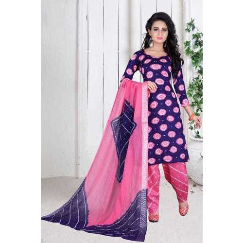 Pink Bandhani Dress