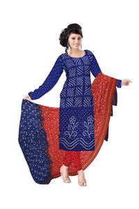 pure cotton bandhani dress