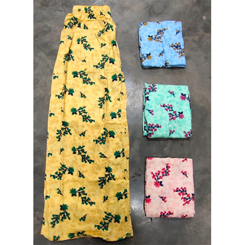 Leaf Print Rayon Palazzo