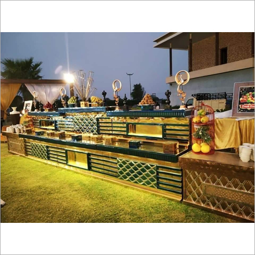 Wedding Exterior Catering Table