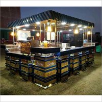Wooden Wedding Catering Table