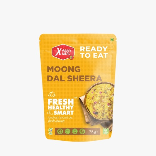 Moong Dal Sheera - 75g Ready To Eat, Just Add Hot Water/Milk for Sweet Delicacy, Gift Packaging