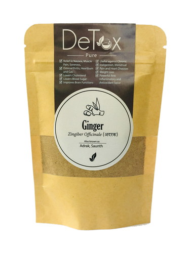 50 gm Pure Ginger Powder - Ground Ginger Root, Fine Powder Texture | Suitable for All Ages, Store in a Dry Place, Herbs Powder Type