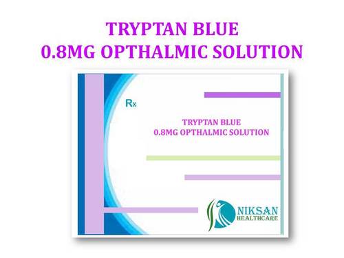TRYPTAN BLUE 0.8MG OPTHALMIC SOLUTION