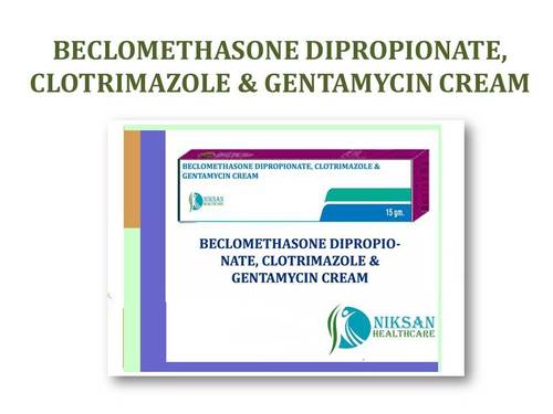 Beclomethasone Dipropionate, Clotrimazole & Gentamycin Cream Application: Topical
