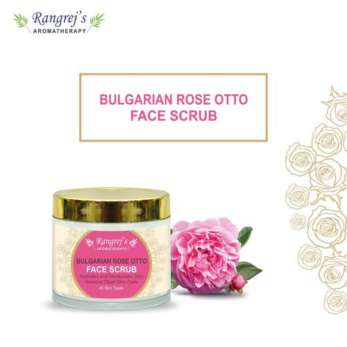 Rangrej's Aromatherapy Bulgarian Face Scrub For Radiant Glowing Skin For All Skin Type And For Men & Women (100ml)