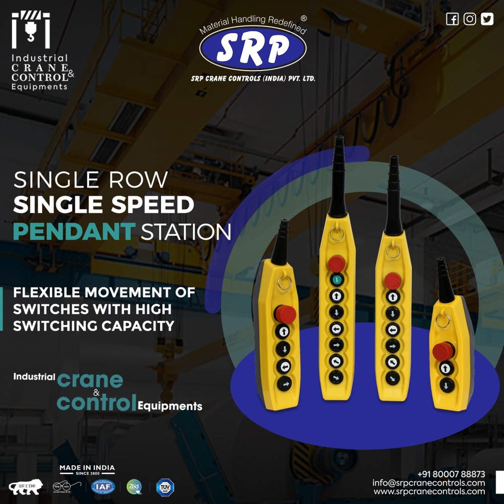 PUSH BUTTON STATION 6+2 SIGNLE SPEED