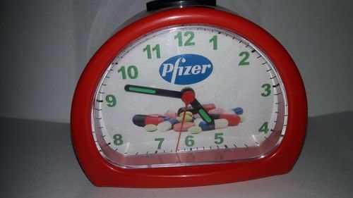 Tata Tea Promotional Alarm Table Clock For Advertisement And Gift By CHIRAG INTERNATIONAL