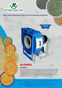 Centrifugal Fan - Capacity: 500 - 6000 Kg/day