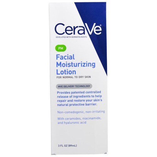 Cerave Pm Facial Moisturizing Lotion 3 Fl Oz (89 Ml) Cve-36703 Efficacy: Promote Healthy & Growth