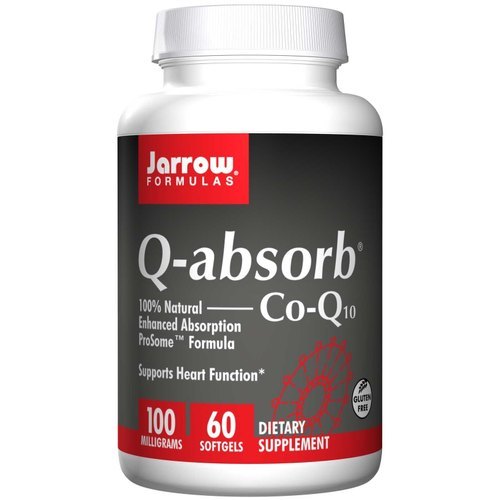 Jarrow Formulas Q-Absorb Co-Q10 - 100 mg, 60 Softgels | Supports Heart Function, Enhanced Absorption, 100% Natural Proliposome Technology