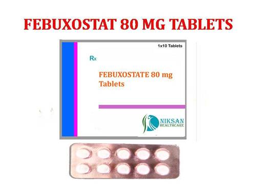 FEBUXOSTAT 80 MG TABLETS