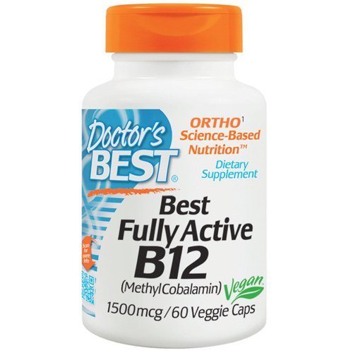 Doctors Best Fully Active B12 - 1500 Mcg - 60 Veggie Caps Efficacy: Promote Healthy & Growth