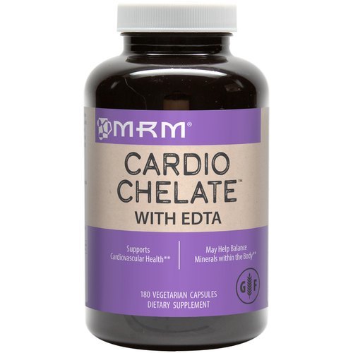 Mrm, Cardio Chelate With Edta, 180 Veggie Caps Mrm-31011 Efficacy: Promote Healthy & Growth