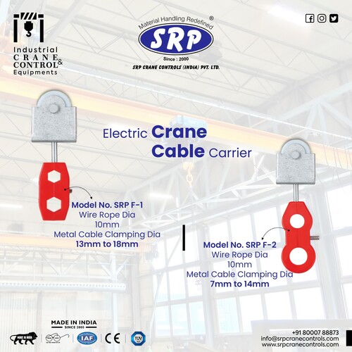 Cable Carrier trolley Metal Cable Hook By SRP CRANE CONTROLS (INDIA) PVT. LTD.