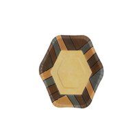 Wooden Hexa Plate