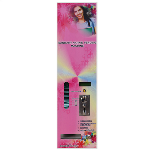 Sapi Vend EH 30 Napkin Vending Machine - Mild Steel, Horizontal Size, 220V, 8kg | Automatic, LCD Display, Glass Window, Multi-Coin Acceptance