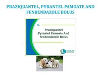 Praziquantel, Pyrantel Pamoate And Fenbendazole Bolus General Medicines