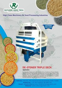 De-stoner Triple Deck - Application: Industrial