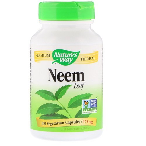Natures Way Neem Leaves 100 Capsules Efficacy: Promote Healthy & Growth