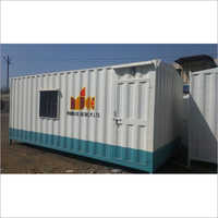 Galvanized Portable Cabin - Sturdy Container-based Steel Material, White Pvc Sliding Windows | Ideal For Office Spaces And Secure Steel Door