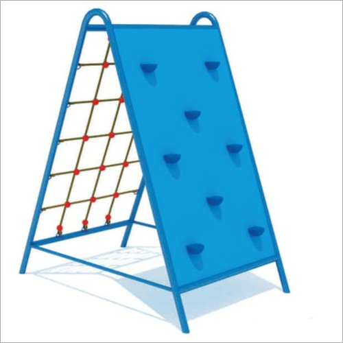 Net And Rock Playground Climber