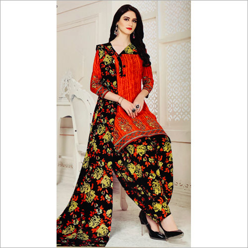 Washable Ladies Printed Suit