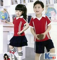 School Sportswear - Cotton Fabric, Medium Size, White Color | Uniform For Boys & Girls, Ideal For Summer Sports Activities In International Schools