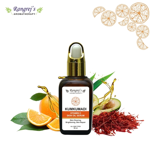 Rangrej's Aromatherapy Kumkumadi Vitamin C Skin Serum,for Skin Clearing,brightening & Skin Repair,all Skin Types  (50 Ml)