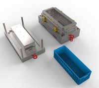 Injection Fish Crate Mold Cavity: 1 Cavity