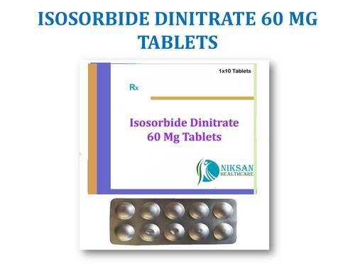 Isosorbide Dinitrate 60 Mg Tablets General Medicines
