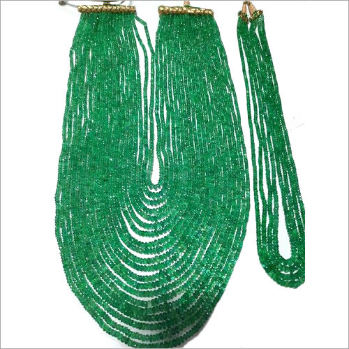 Emerald Beaded Necklace