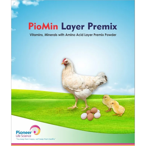 Pio Min Layer Premix Vitamins Minerals With Amino Acid Layer Premix Powder