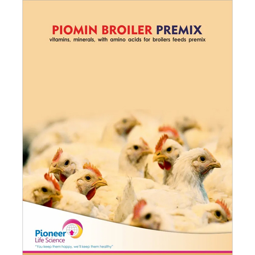 Piomin Broiler Premix Vitamins Minerals With Amino Acids For Broilers Feeds Premix