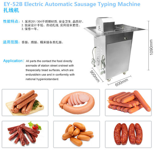 Ey-52b Electric Automatic Sausage Typing Machine