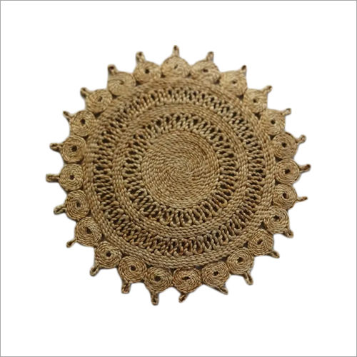 Pure Round Jute Mat