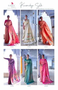 Pure Soft Silk Meenakari Pallu
