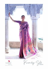Pure Soft Silk Meenakari Pallu