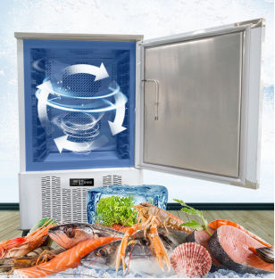 Stainless Steel 40 C Quick Freezer Room Blast Freezing Machine