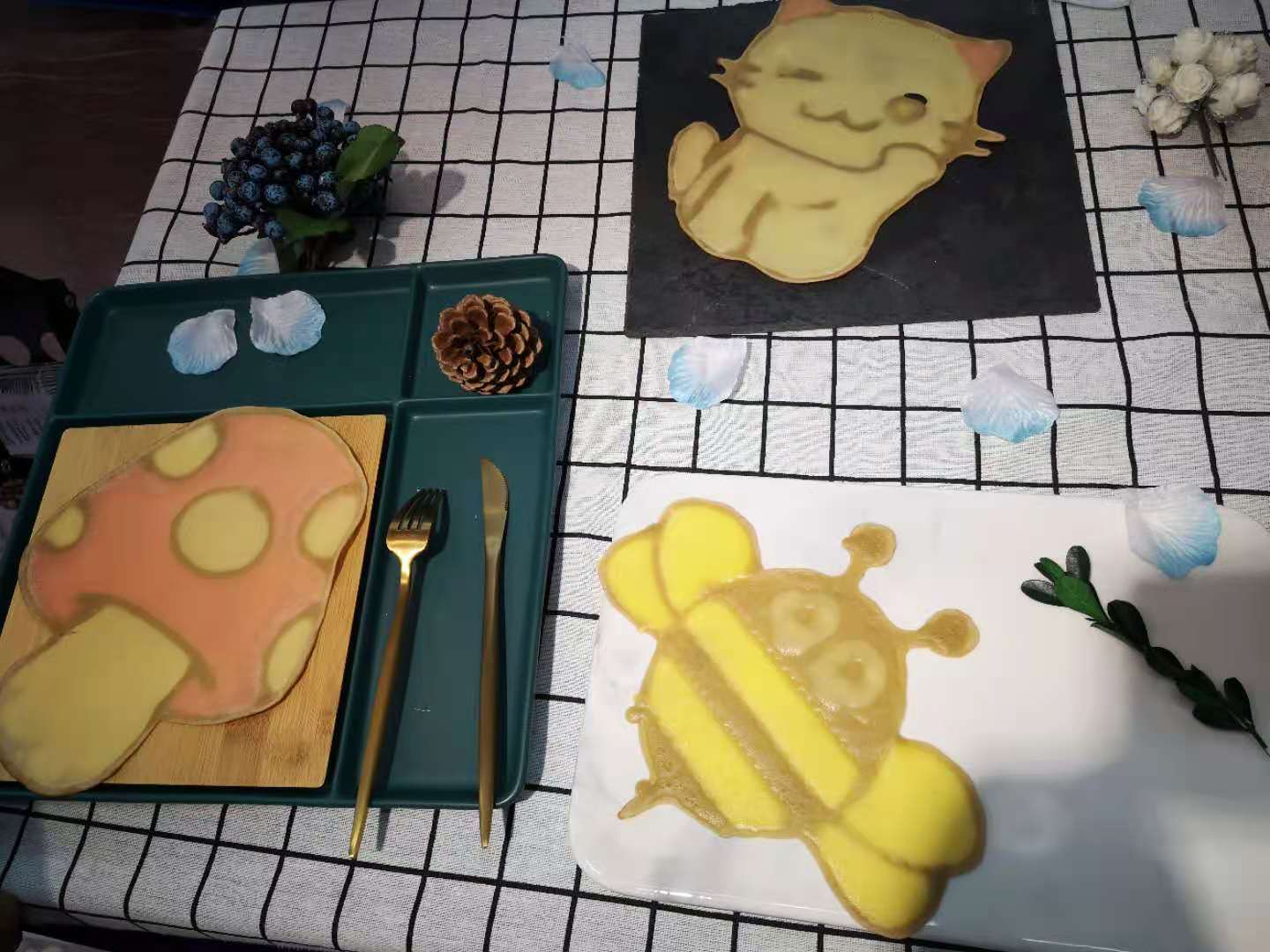 Automatic 3D Cake cookie biscuits picturing drawing machine