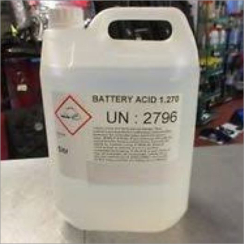 As Per Industry Standards Battery Acid