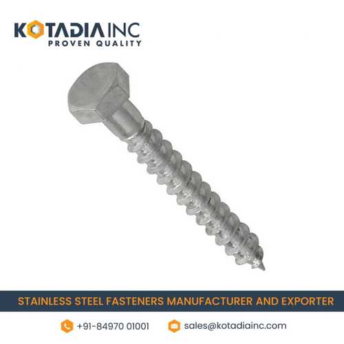 STAINLESS STEEL COACH SCREW/ LAG SCREW STAINLESS STEEL COACH SCREW/ LAG SCREW