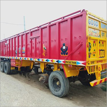 Side Wall Trailer - Steel Material, Full Trailer Design, Max Load Capacity of 55 Tons | Durable and Versatile Transport Solution