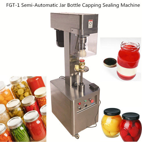 Stainless Steel Fgt-1 Semi-Automatic Jar Bottle Capping Sealing Machine