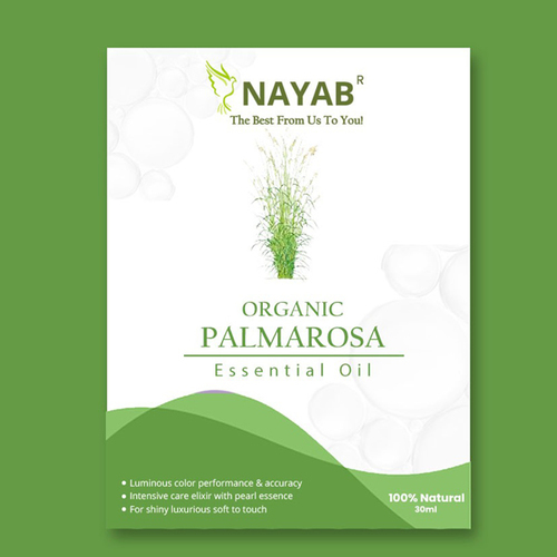 Organic Palmarosa Essential Oil Age Group: All Age Group