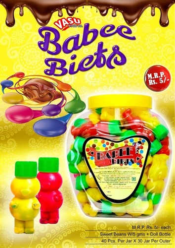 Babee Biets - Sugar Coated Milky Gems Eggless Sweet Flavor Treats in Custom Kilogram Portions