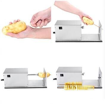 Neweek New Manual Stainless SNeweek New Manual Stainless Steel Tornado Spiral Potato Chips Tornado Potato Cutter Twister Sliceteel Tornado Spiral Potato Chips tornado potato cutter Twister Slice