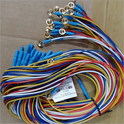 Female Open Cup Type EEG Leads Cable