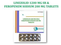 Linezolid 1200 Mg Sr & Faropenem Sodium 200 Mg Tablets General Medicines